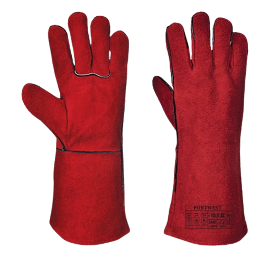 Imagen de GUANTE CUERO DELTAPLUS ROJO