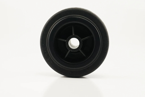 Imagen de RUEDA SOLA 6" DE GOMA NEGRA CAPACIDAD 145KG