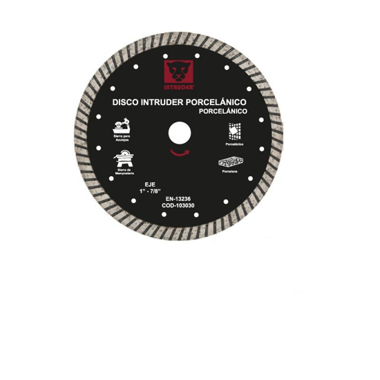 Imagen de DISCO INTRUDER 4 1/2 x 1/32 TURBO PORCELANICOS
