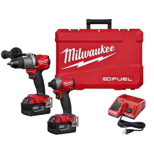 Imagen de KIT DE TALADRO + ATORNILLADOR MILWAUKEE